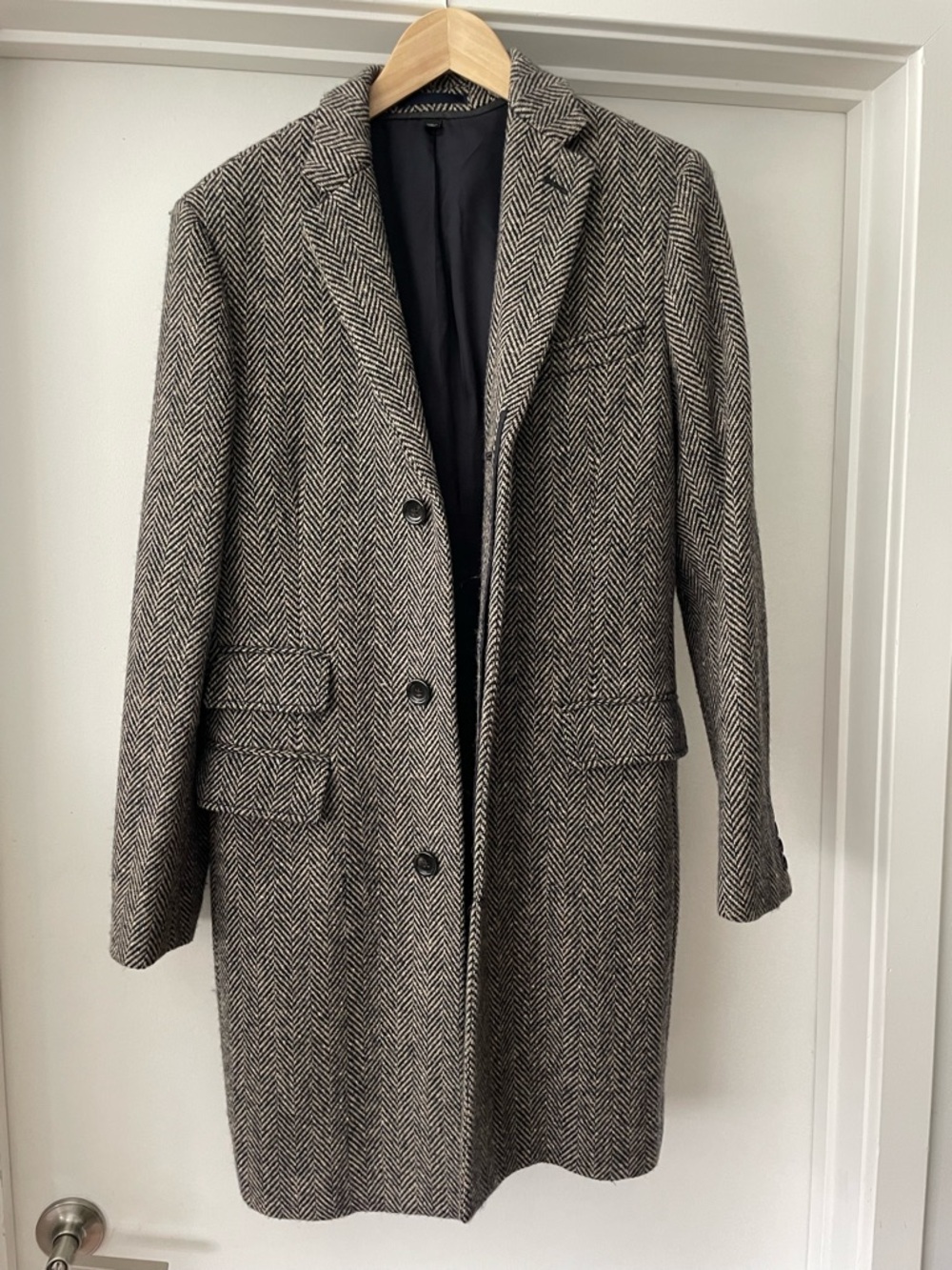 J.Crew Magee of Donegal Ludlow topcoat Size Small